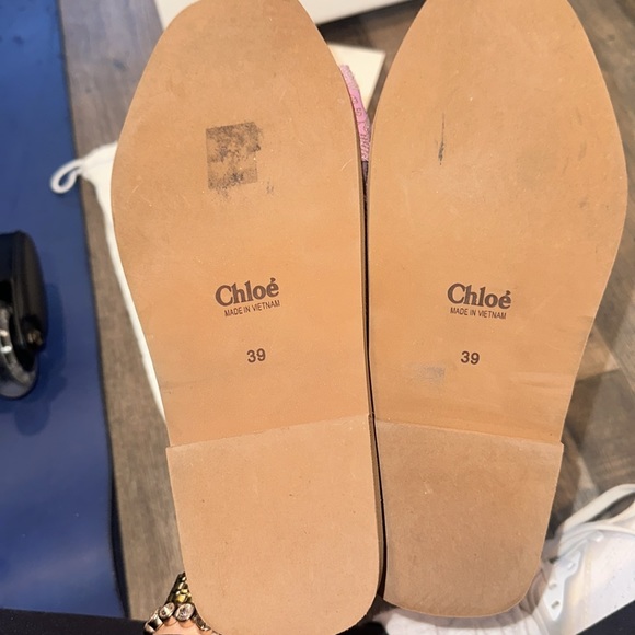 CHLOÈ purple woody mules - Picture 8 of 8